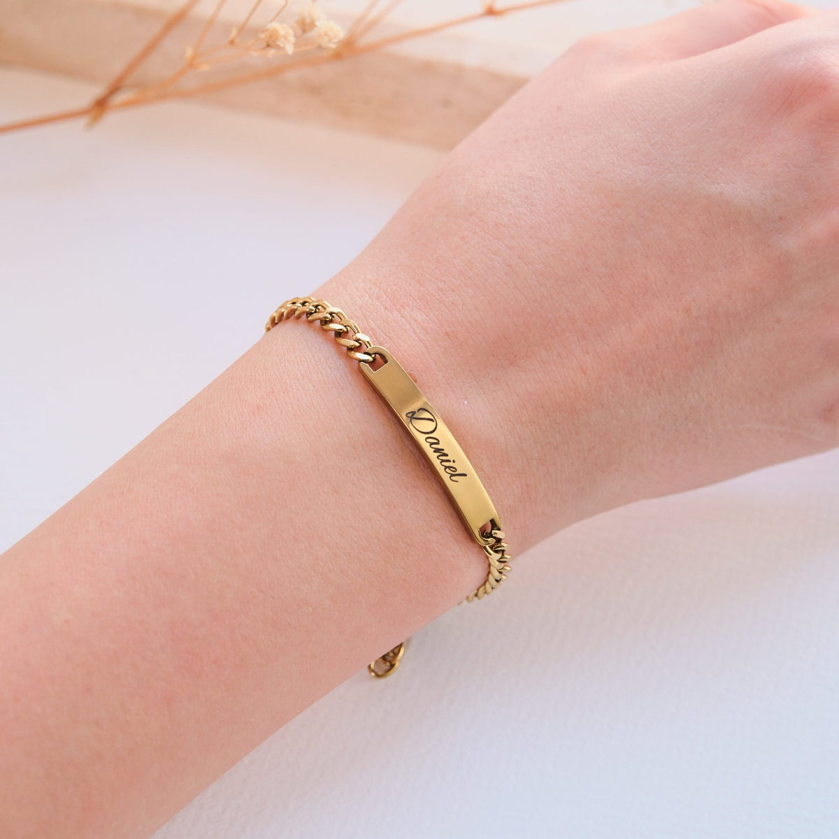ID Partnerarmband mit Wunschgravur - OTANTO