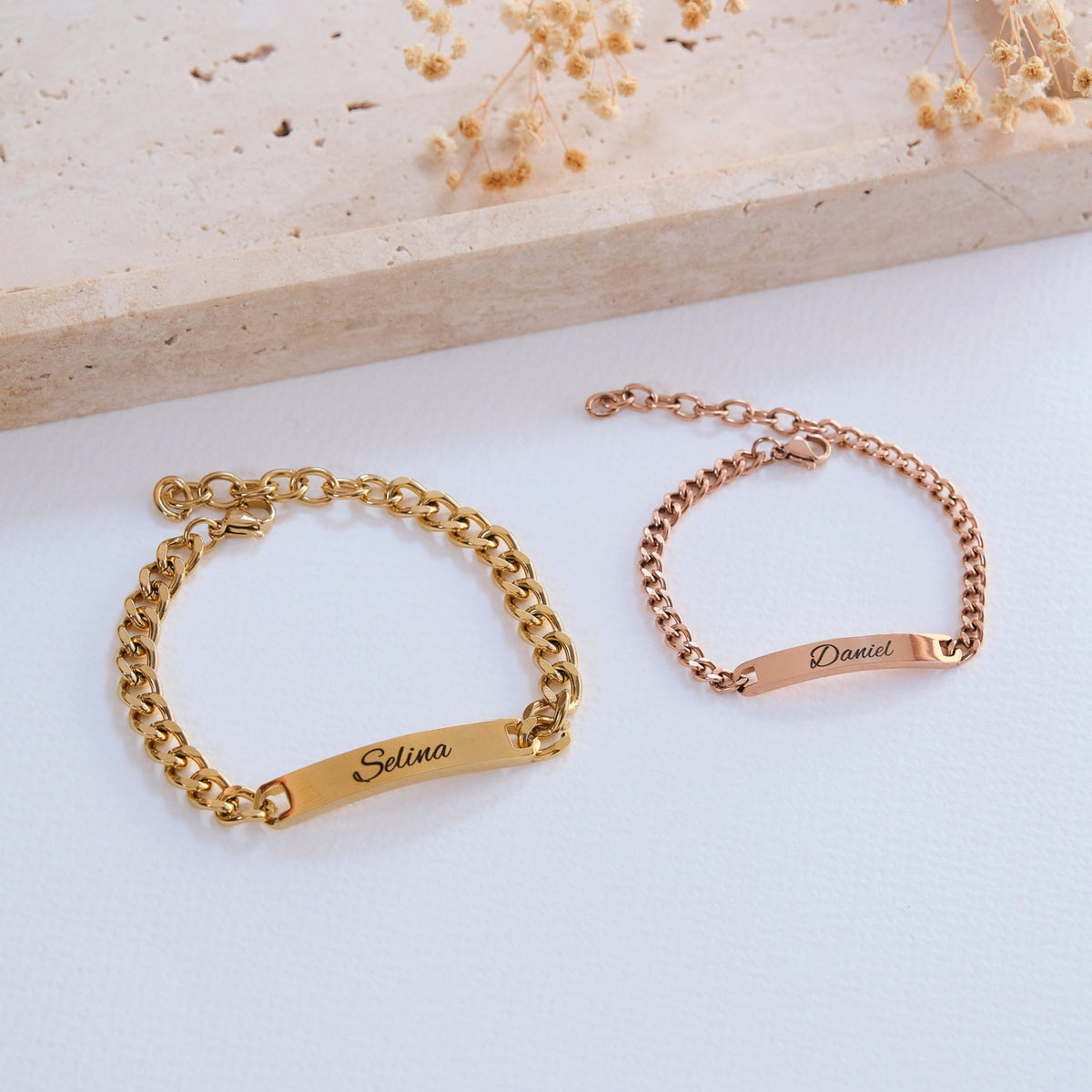 ID Partnerarmband mit Wunschgravur - OTANTO