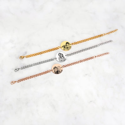 Fotogravur Armband Damen