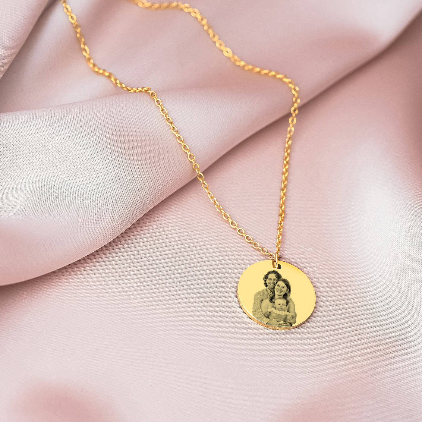 Halskette Fotogravur