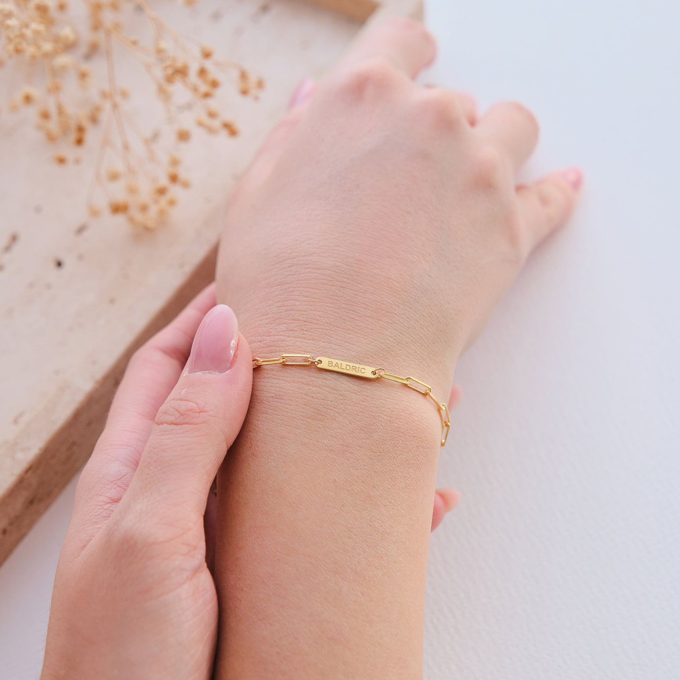 585er Gold Union Armband