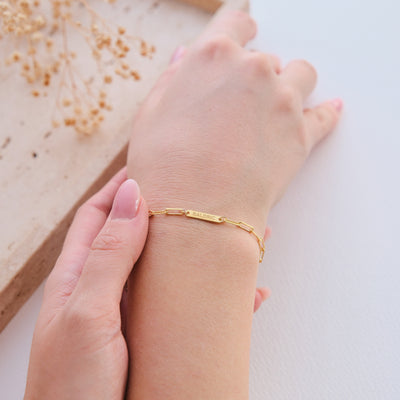 585er Gold Union Armband