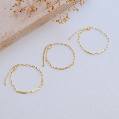 585er Gold Union Armband