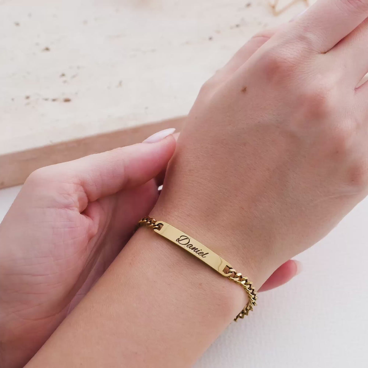 ID Partnerarmband mit Wunschgravur
